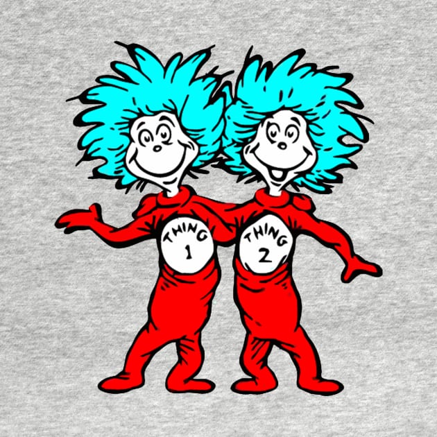 Thing 1 and Thing 2 by JAFARSODIK